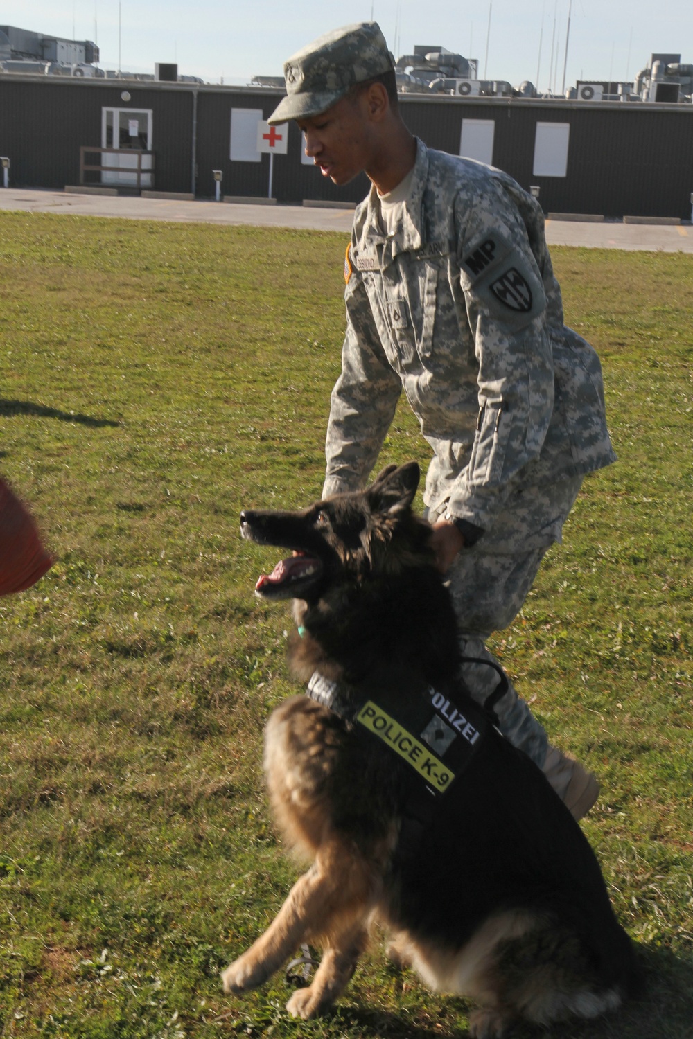 New K-9 team is introduced to Multinational Battle Group-East