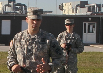 New K-9 team is introduced to Multinational Battle Group-East