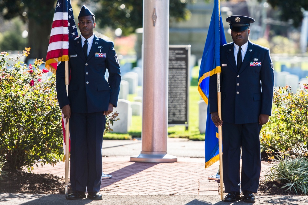 Langley African American Heritage Council lays wreath for Medal of Honor veteran