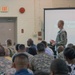 Chief of Army Reserve's wife talks with Reserve Soldiers, their families and Army civilian employees during his visit to the West L.A. Reserve Center