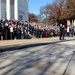 President and secretary of defense render honors at the 62nd annual national Veterans Day observance at Arlington National Cemetery