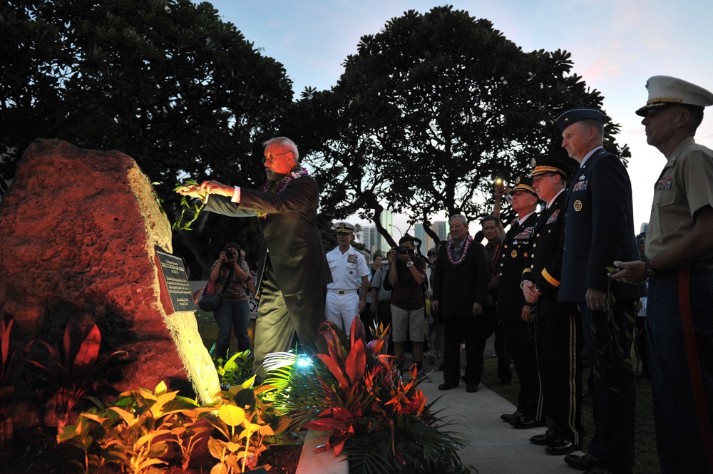 Honolulu City and County, U.S. Military rededicate site as war memorial