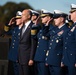 Wreath-laying ceremony at the Coast Guard Memorial in Arlington National Cemetery for Veterans Day