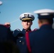 Wreath-laying ceremony at the Coast Guard Memorial in Arlington National Cemetery for Veterans Day