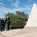 Wreath-laying ceremony at the Coast Guard Memorial in Arlington National Cemetery for Veterans Day