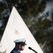 Wreath-laying ceremony at the Coast Guard Memorial in Arlington National Cemetery for Veterans Day