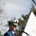 Wreath-laying ceremony at the Coast Guard Memorial in Arlington National Cemetery for Veterans Day