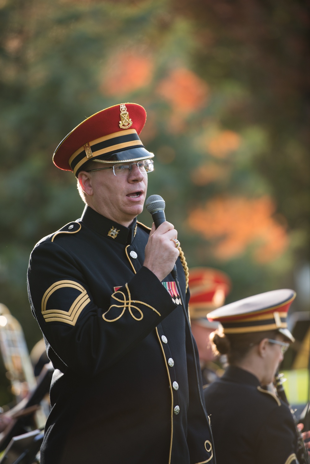 The Military Order of the World Wars holds a memorial service for General of the Armies John J. Pershing in Arlington National Cemetery