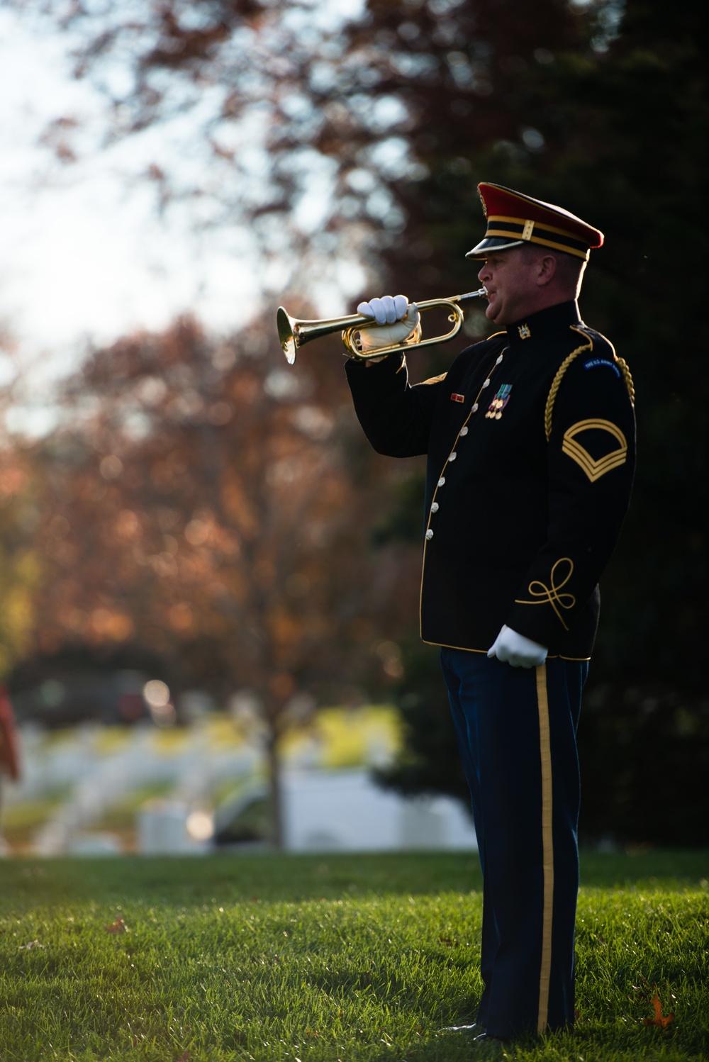 The Military Order of the World Wars holds a memorial service for General of the Armies John J. Pershing in Arlington National Cemetery