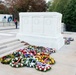 Wreaths laid for Veterans Day rest at the Tomb of the Unknown Soldier in Arlington National Cemetery