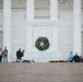 Wreaths laid for Veterans Day rest at the Tomb of the Unknown Soldier in Arlington National Cemetery