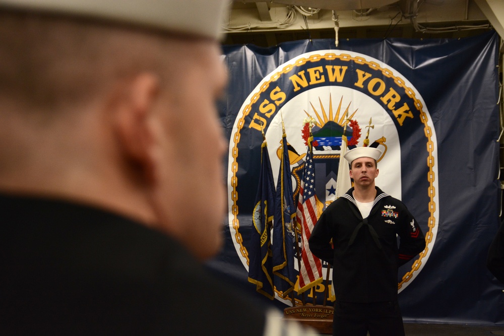 Official Navy reception USS New York (LPD 21)