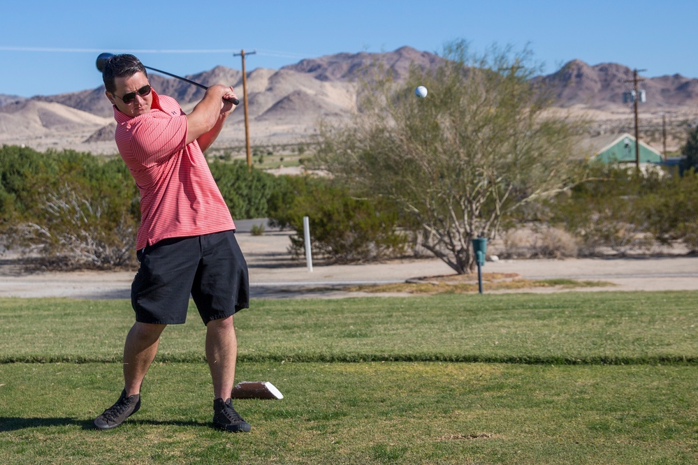 Marines compete in CFC Golf Tournament