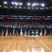 Coast Guard Cutter Spencer crew at Boston Celtics Game
