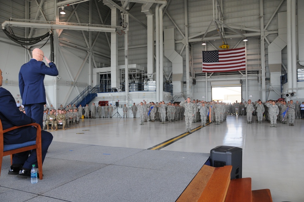 154th Maintenance Group change of command