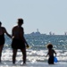 A family enjoys Gator Beach