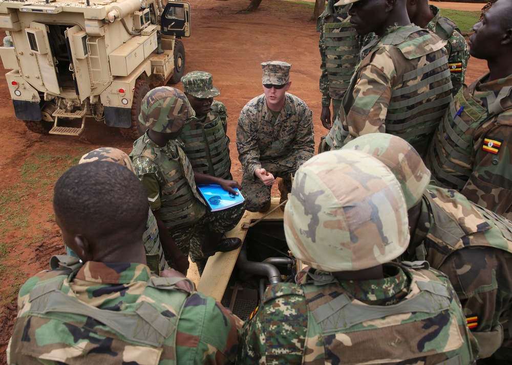 US Marines help strengthen Ugandan forces