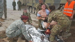 557th ASMC leads medical training with NATO medical partners at Trident Juncture 2015
