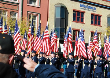 Parade honors military