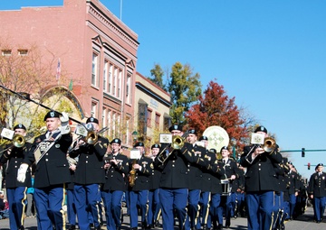 Parade honors military