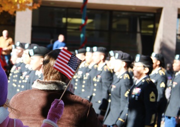 Parade honors military