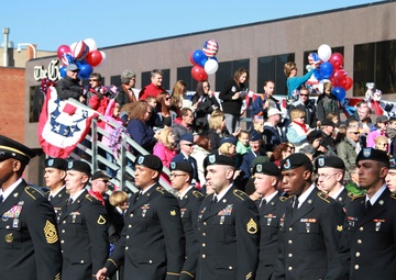 Parade honors military