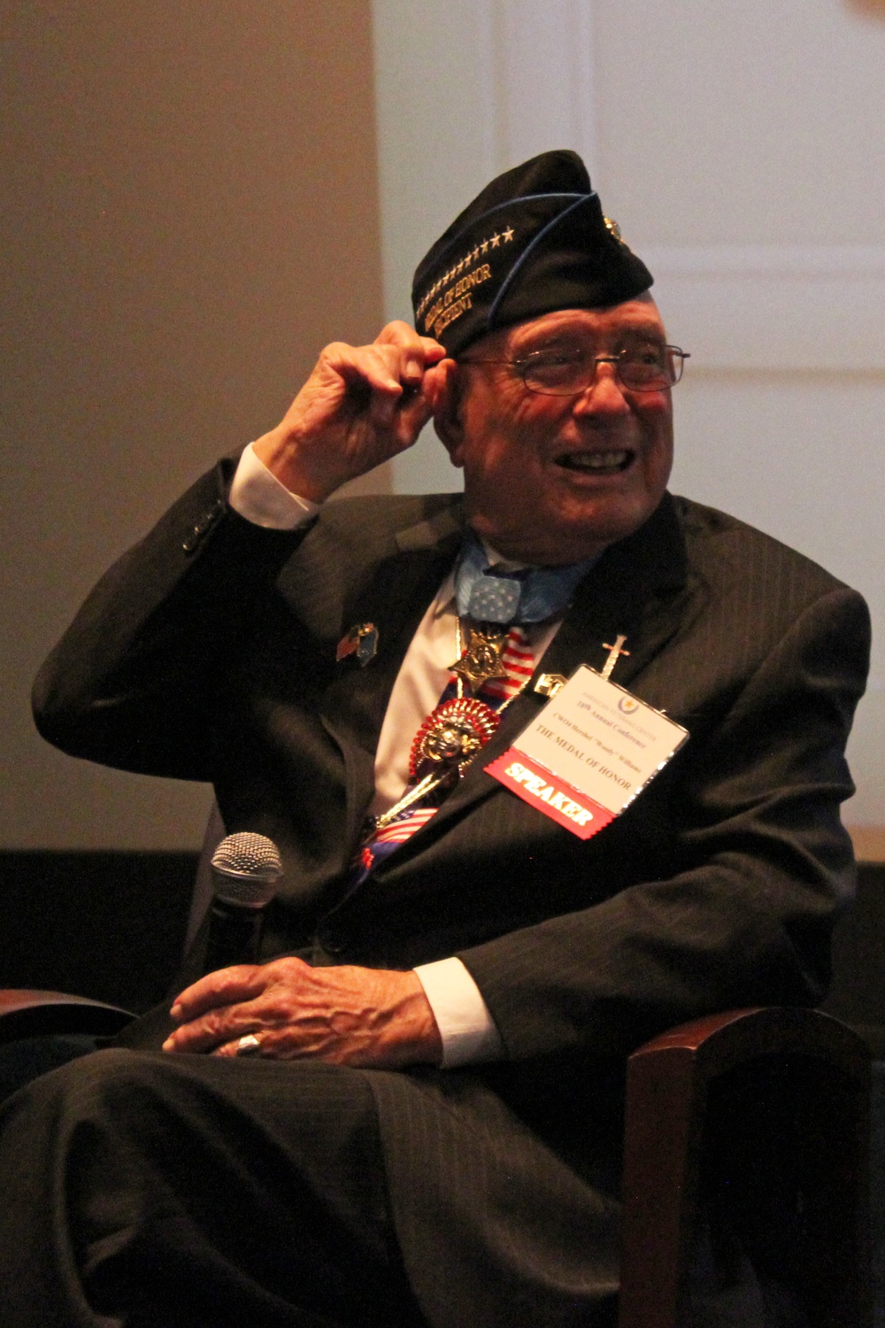 Cadet, midshipman find connection with legends of World War II