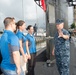 Members of FOCUS Project Hawaii receive a tour aboard USS Charlotte