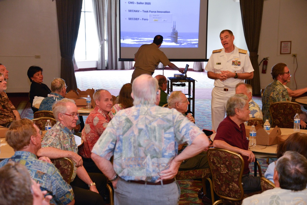 Honolulu Rotarians visit Pearl Harbor Submarine Base for Veterans Day Remembrance