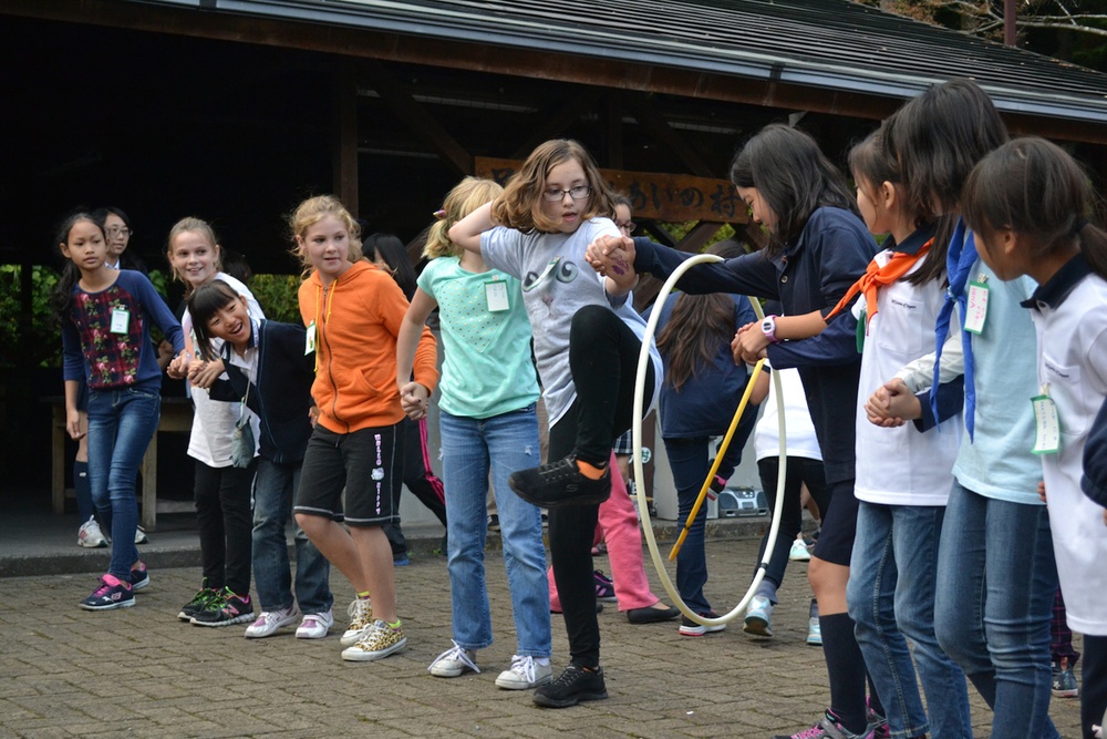 Japanese, American Girls’ Scouts participate in Halloween Camp