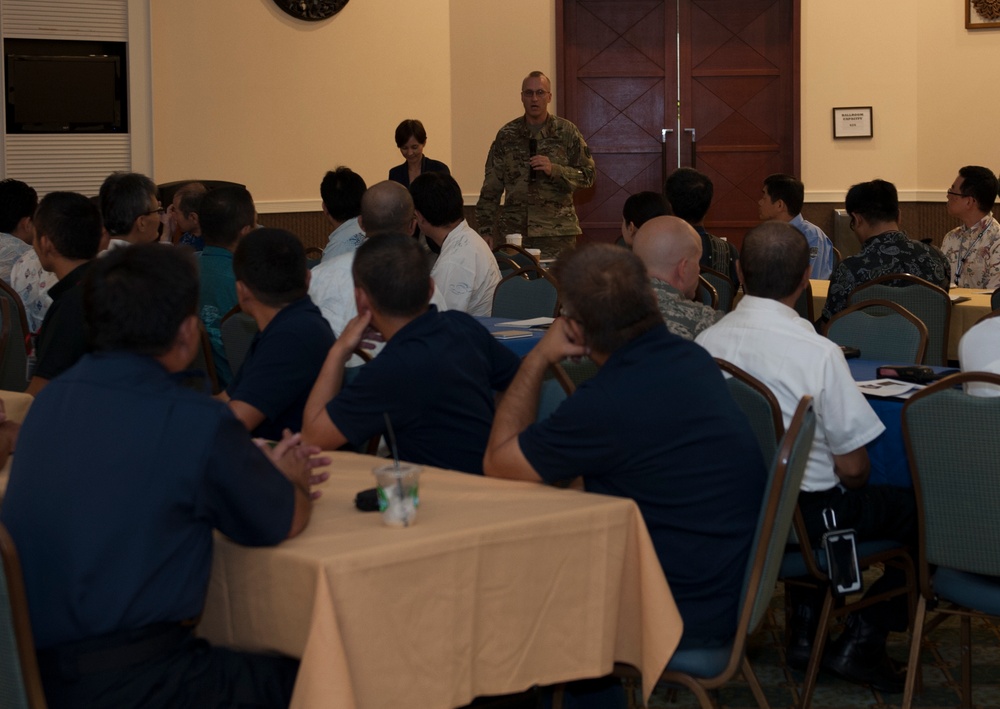 Japan, US responders participate in aircraft egress training