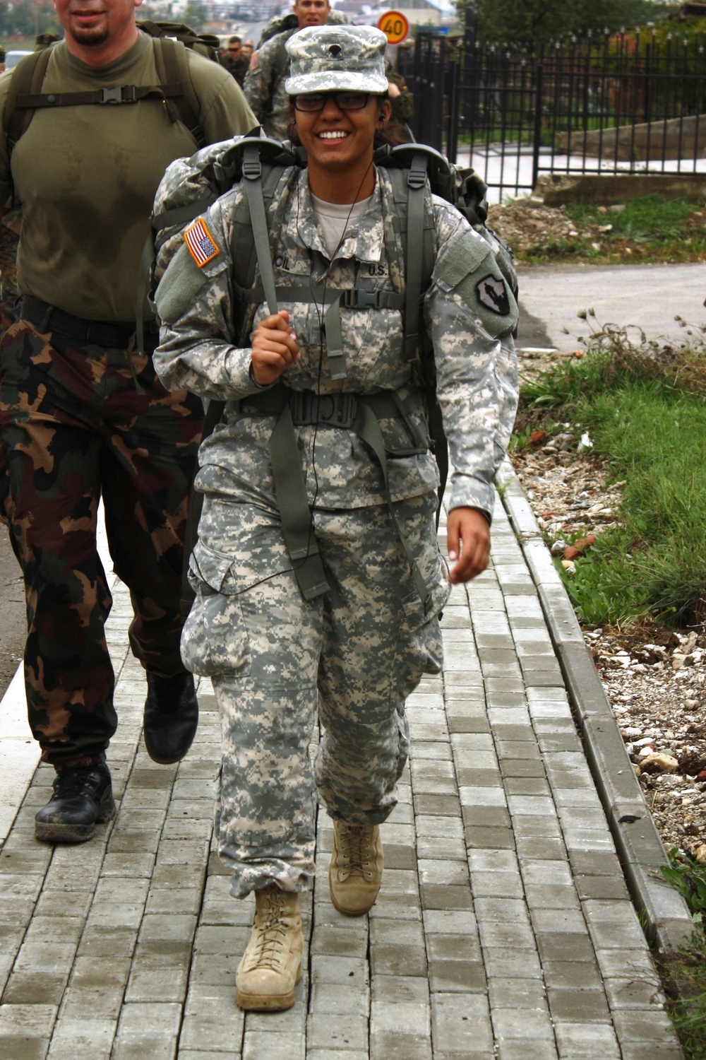 Nearly 1,000 multinational Soldiers complete DANCON march in Kosovo