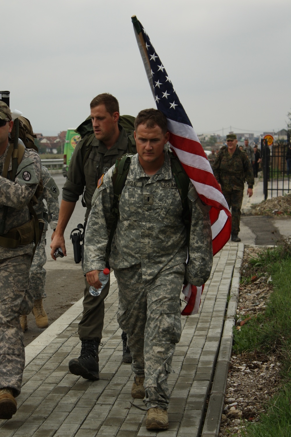 Nearly 1,000 multinational Soldiers complete DANCON march in Kosovo