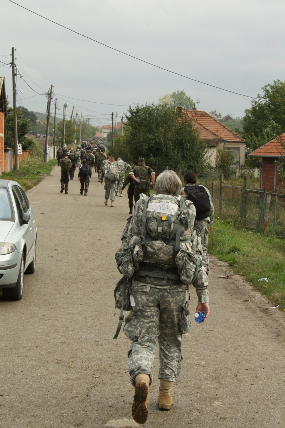 Nearly 1,000 multinational Soldiers complete DANCON march in Kosovo