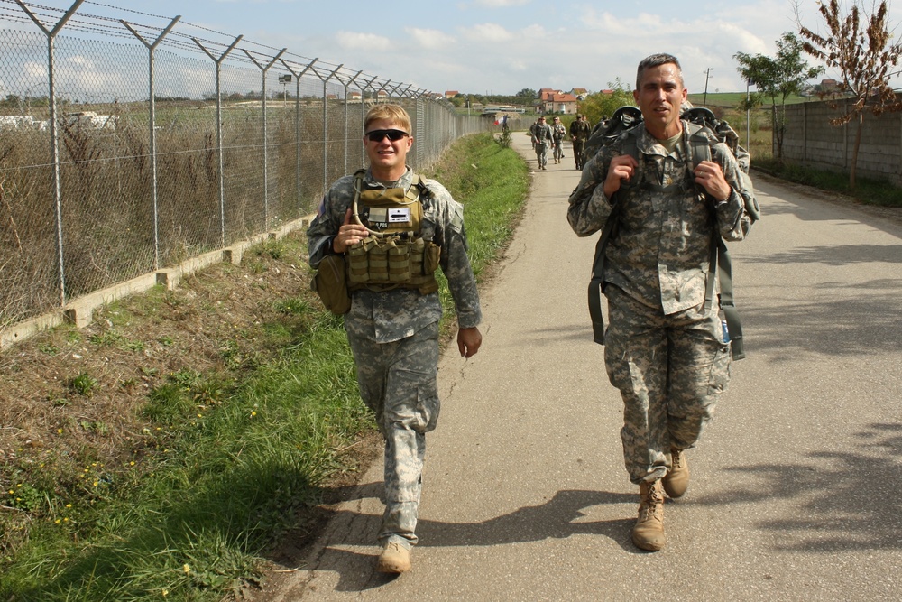 Nearly 1,000 multinational Soldiers complete DANCON march in Kosovo