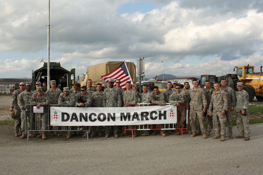 Nearly 1,000 multinational Soldiers complete DANCON march in Kosovo