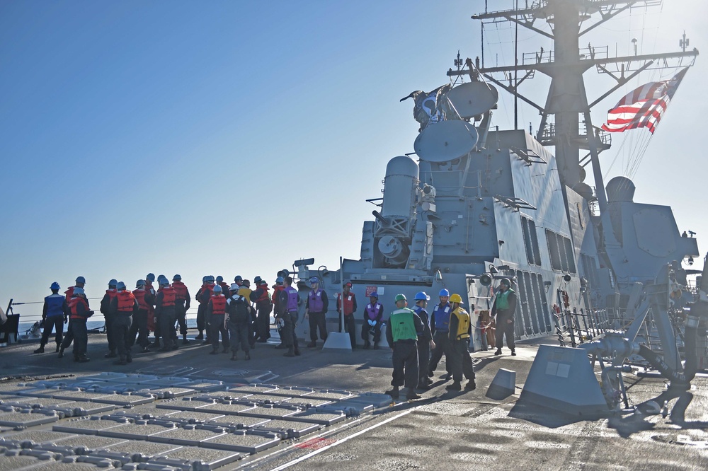 USS Stockdale operations