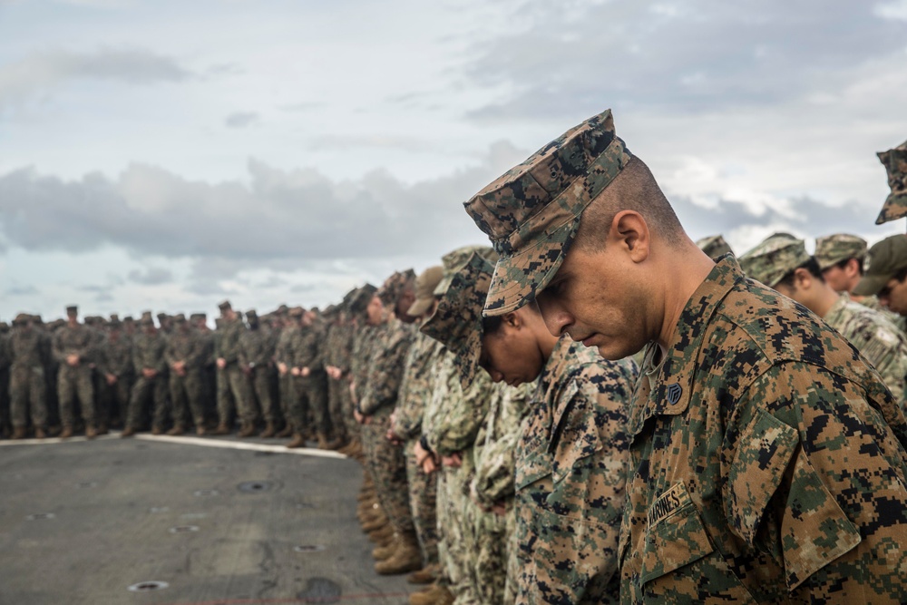 Marines celebrate Corps’ birthday aboard USS Rushmore