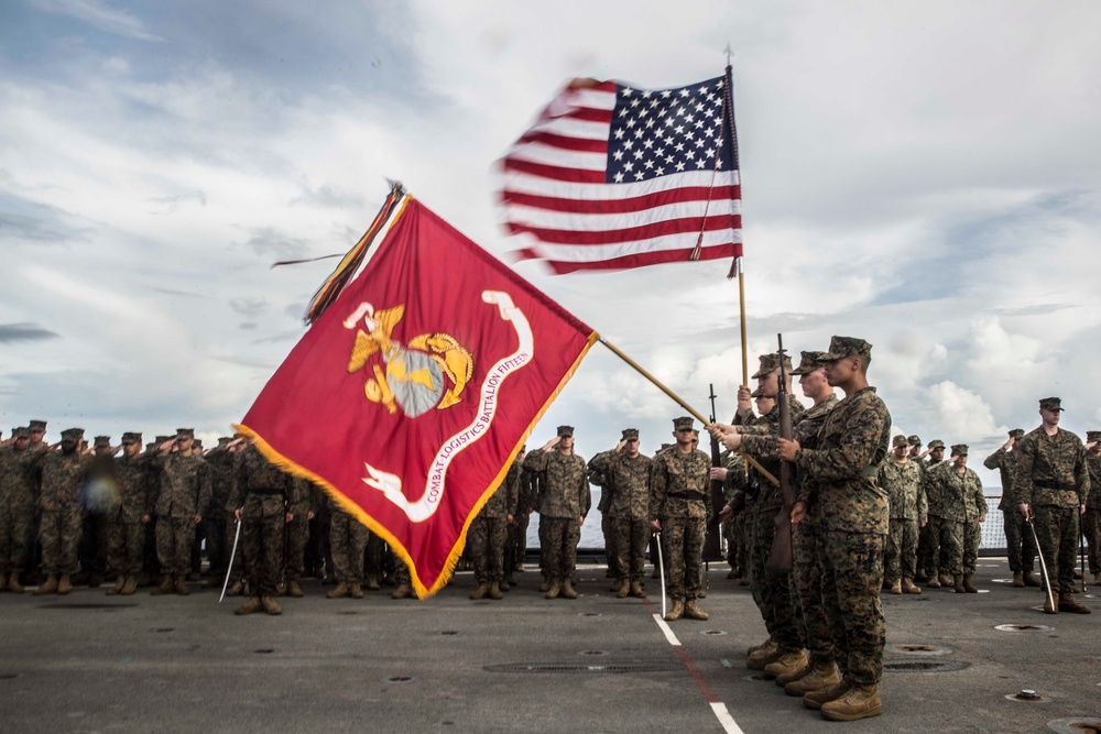 Marines celebrate Corps’ birthday aboard USS Rushmore