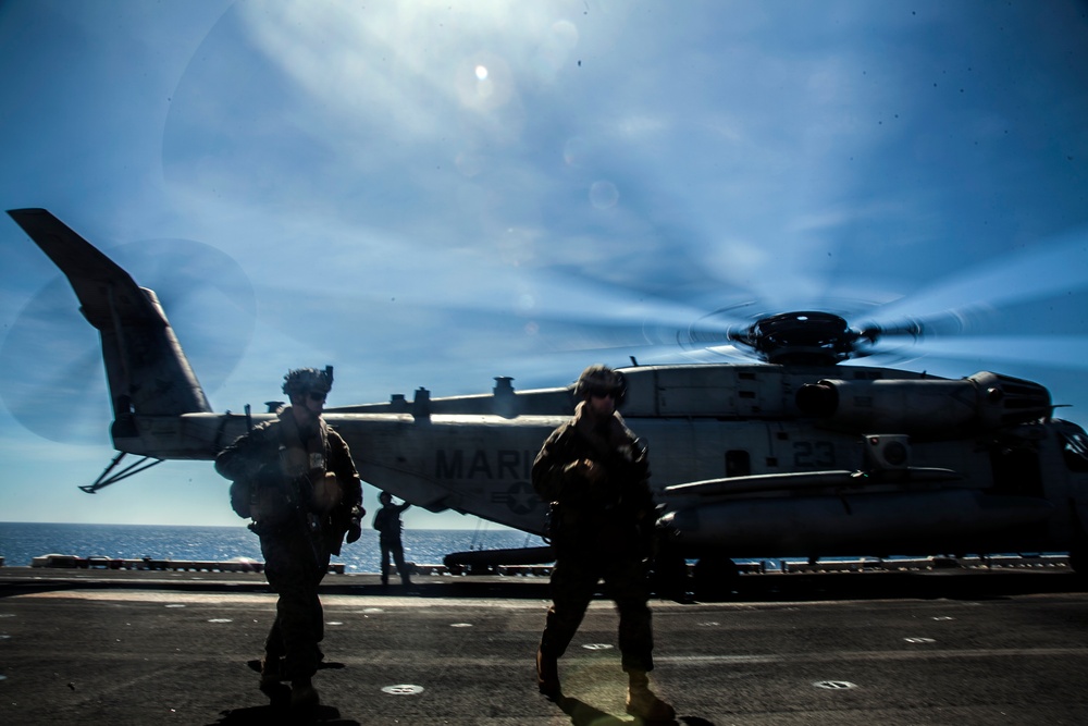 Rehearsals: U.S. Marines with Quick Reaction Force stay prepared