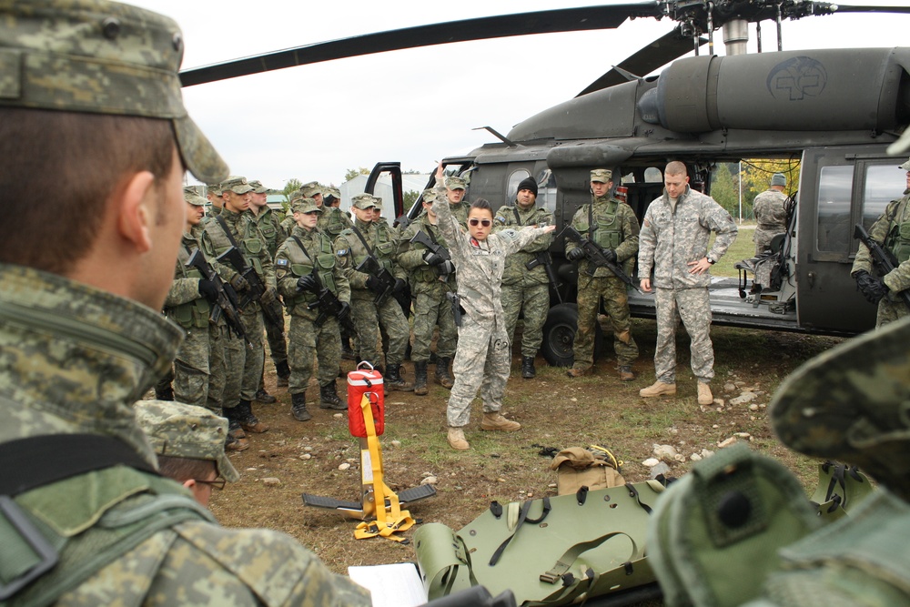 Multinational Cooperation: U.S. Army Soldiers partner with KSF TRADOC