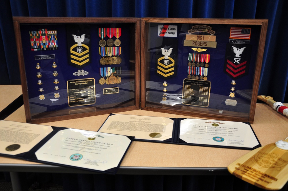 Retirement of two Coast Guard Reservists