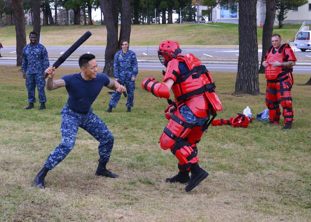 Security force training at Misawa Air Base