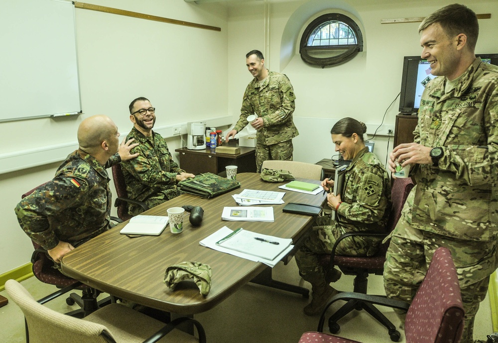 4th ID MCE and 10th Armored Division (Bundeswehr) meet for future partnerships