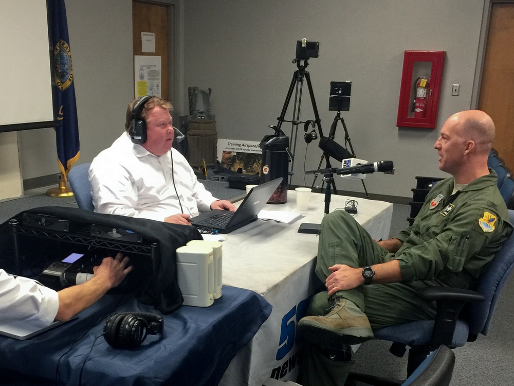 Kevin Miller talk show visits 124th Fighter Wing