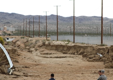 Corps sends team to Fort Irwin to assess recent storm damage