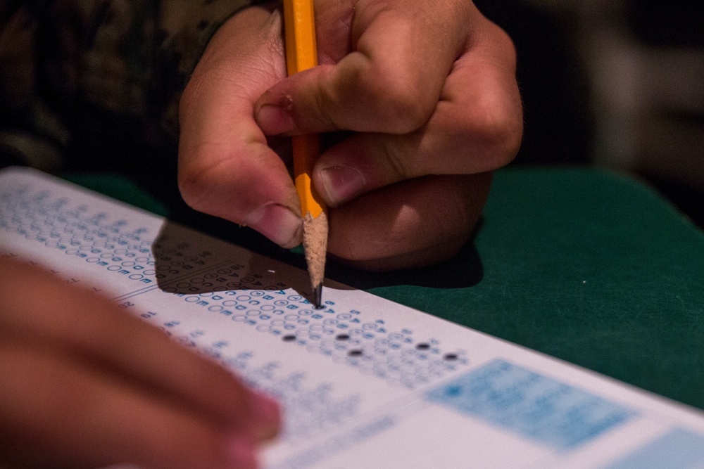 Marine recruits conquer Parris Island classrooms
