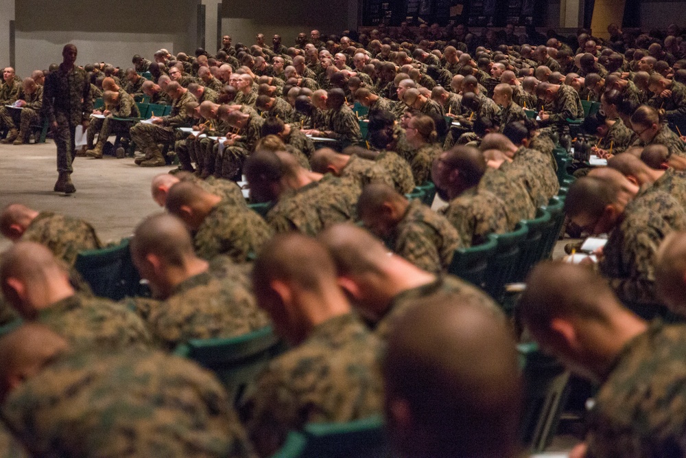 Marine recruits conquer Parris Island classrooms