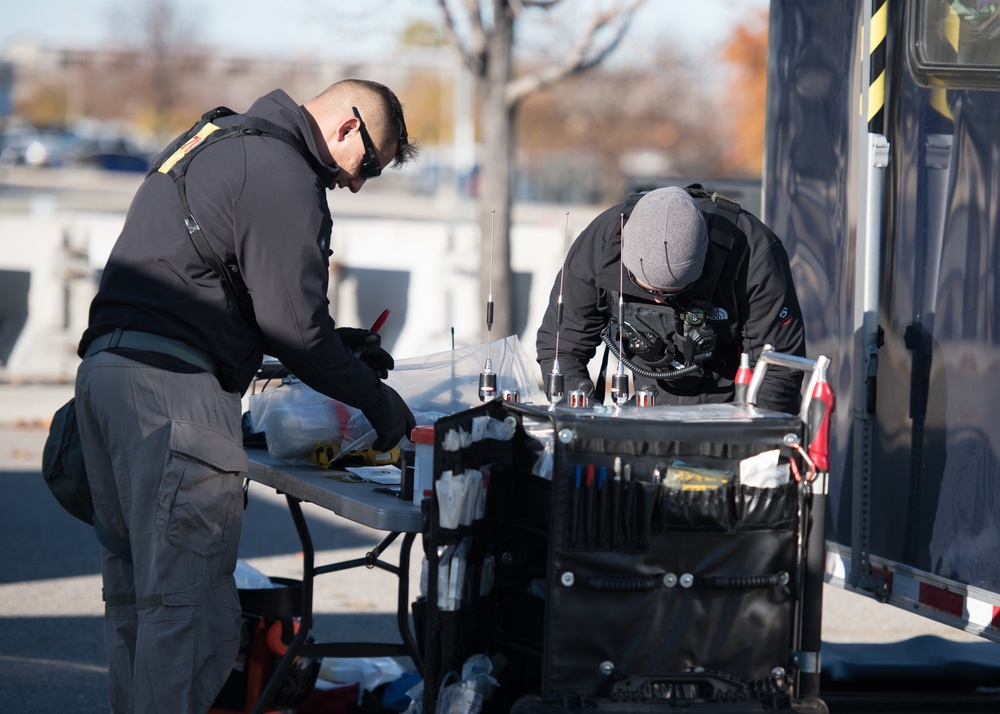 Multiple state, federal agencies respond to simulated discovery of biological contaminant