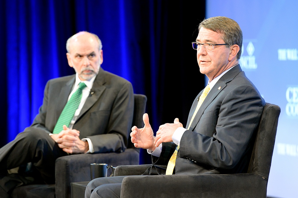 Secretary of defense provides remarks on global security in the 21st Century at the Wall Street Journal Chief Executive Officer Council annual meeting